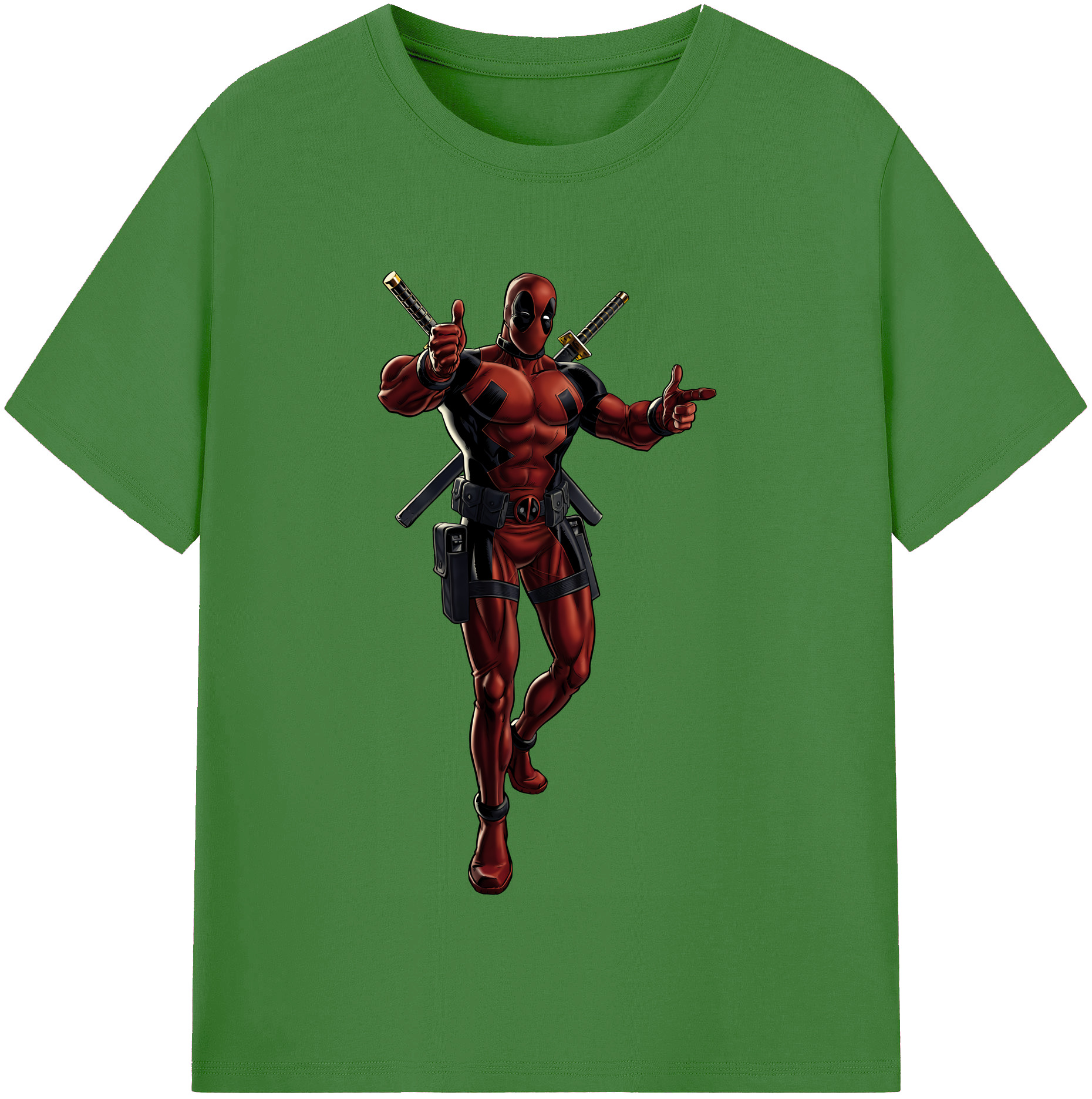 （画像用） Deadpool デッドプール レディースカジュアルプリントTシャツ（綿100％）